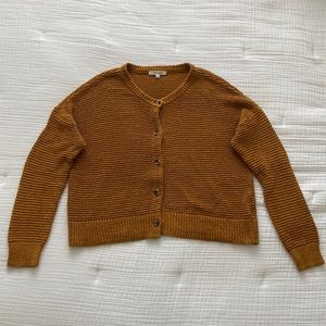 Madewell Mustard Cardigan